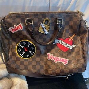 Louis Vuitton Pre-owned Patches Speedy Bandouliere